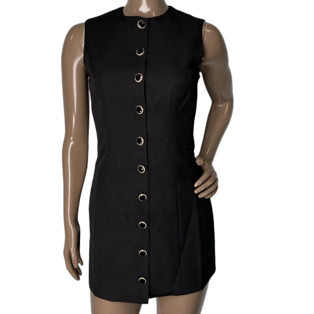 SNDYS Women's Black A-Line Mini Dress Size S | New with Tags